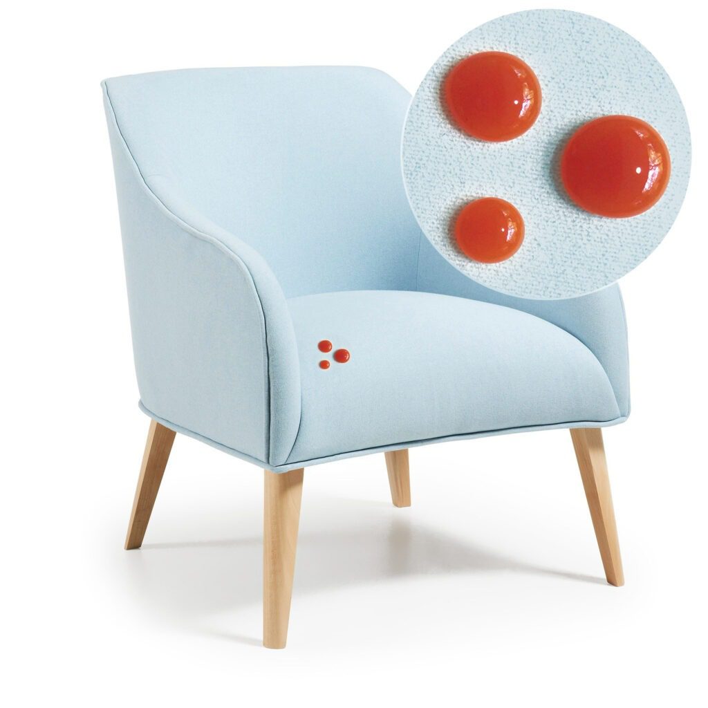 Limpiar y proteger muebles y alfombras para evitar manchas y humedad.