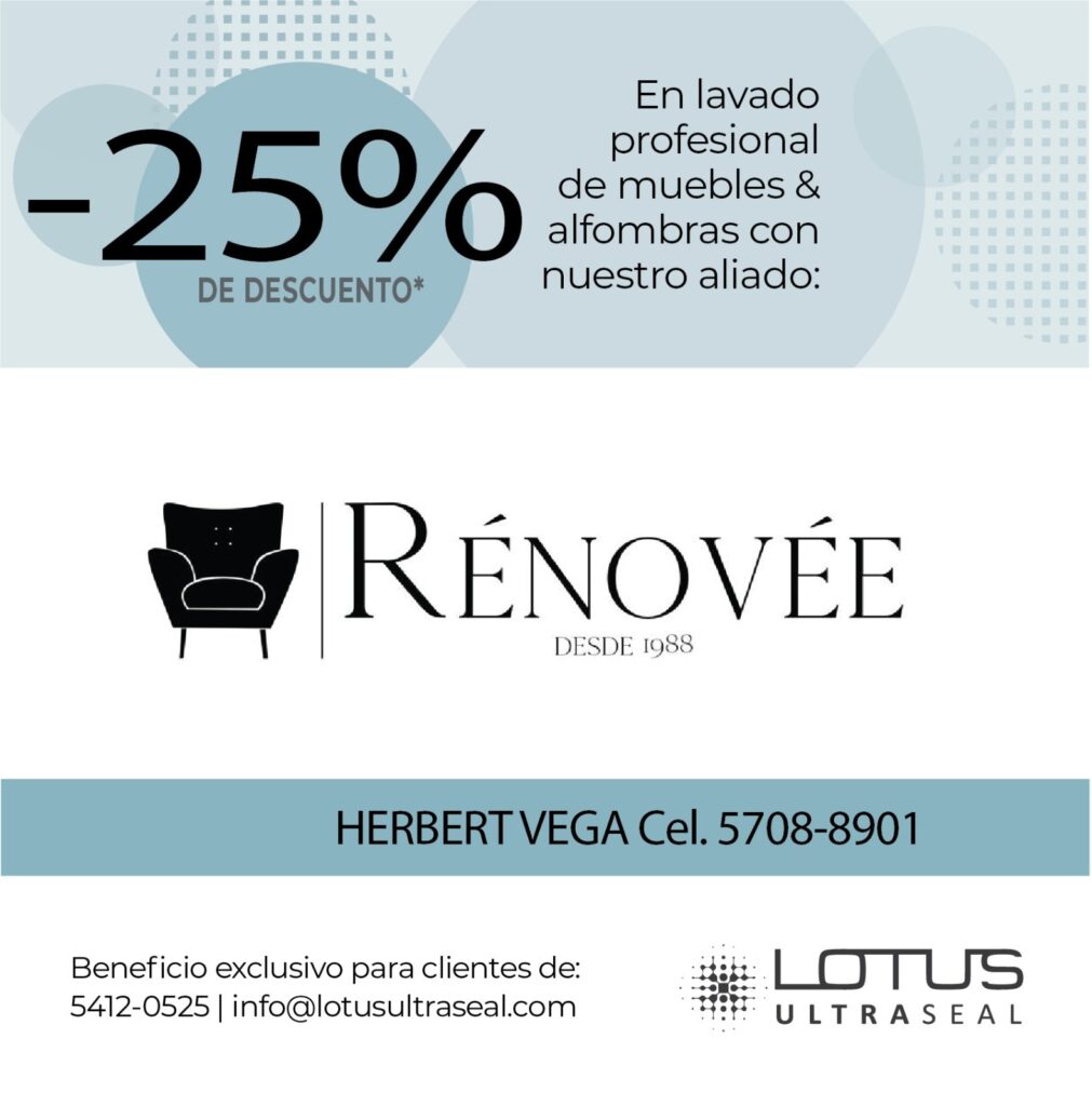 Limpieza de muebles con Renoveé
